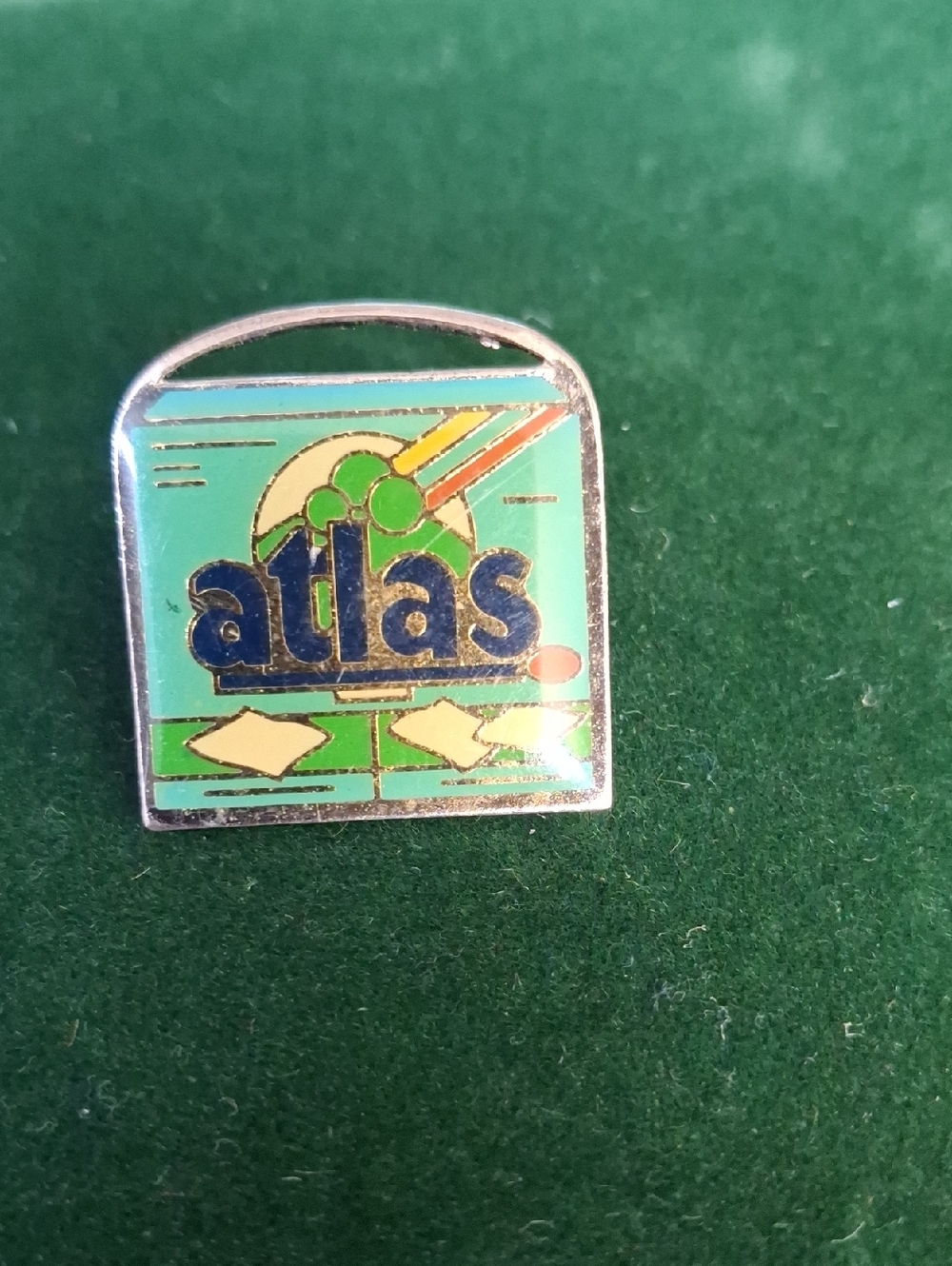 Atlas Enamel Logo Tack Pin - Picture 1 of 1